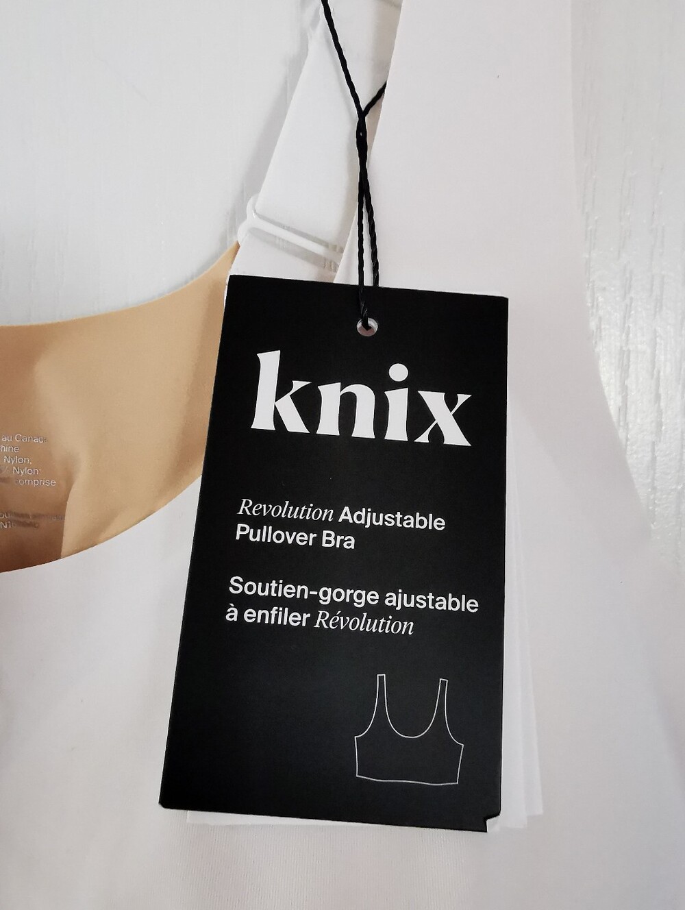 NWT Knix Revolution Adjustable Pullover Bra white size xxl - Picture 10 of 13